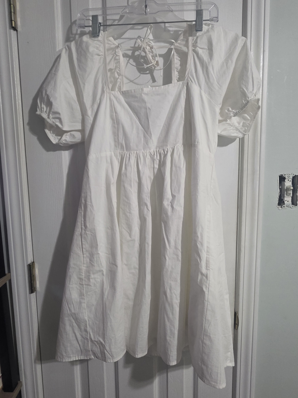 White Puff Sleeve Draper James Dress